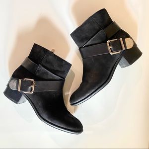 Vince Camuto Black Romeo Ankle Boots